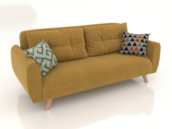 Beatrix sofa bed (option 2, yellow)