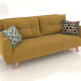 3d model Beatrix sofa bed (option 2, yellow) - preview