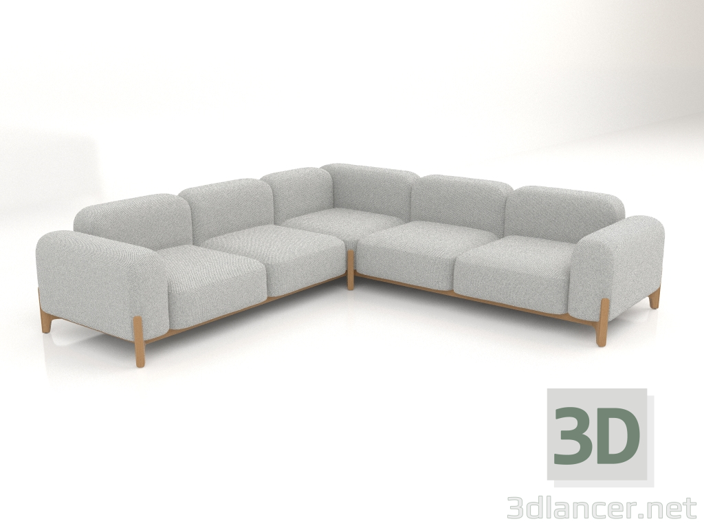 3d model Modular sofa (composition 29) - preview