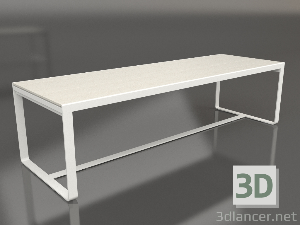 3d model Dining table 270 (DEKTON Danae, Agate gray) - preview
