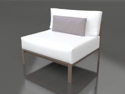 Sofa module, section 3 (Bronze)