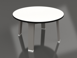 Round side table (Quartz gray, Phenolic)