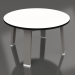 modèle 3D Table d'appoint ronde (Gris quartz, phénolique) - preview