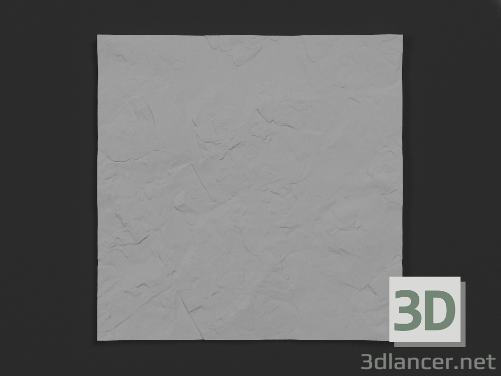 Modelo 3d Placa de gesso Kailas - preview