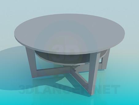 Modelo 3d Mesa-redonda - preview