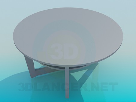 3d модель Круглый стол – превью 3d модель Круглый стол – превью