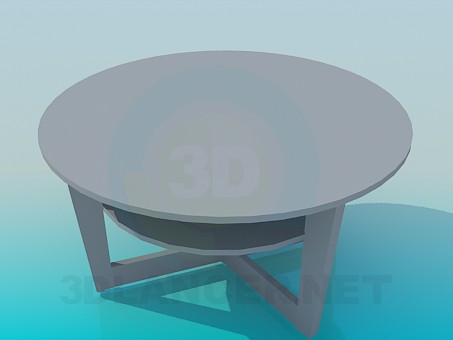 3d модель Круглый стол – превью 3d модель Круглый стол – превью