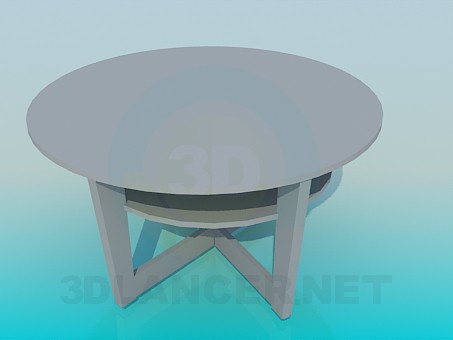 3d модель Круглый стол – превью 3d модель Круглый стол – превью