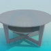 3d model round table - preview