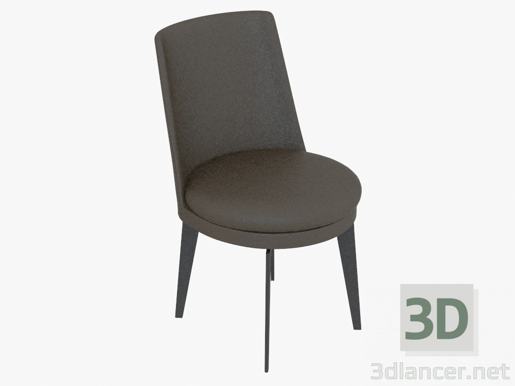 3D Modell Stuhl auf Metallrahmen Sedia - Vorschau