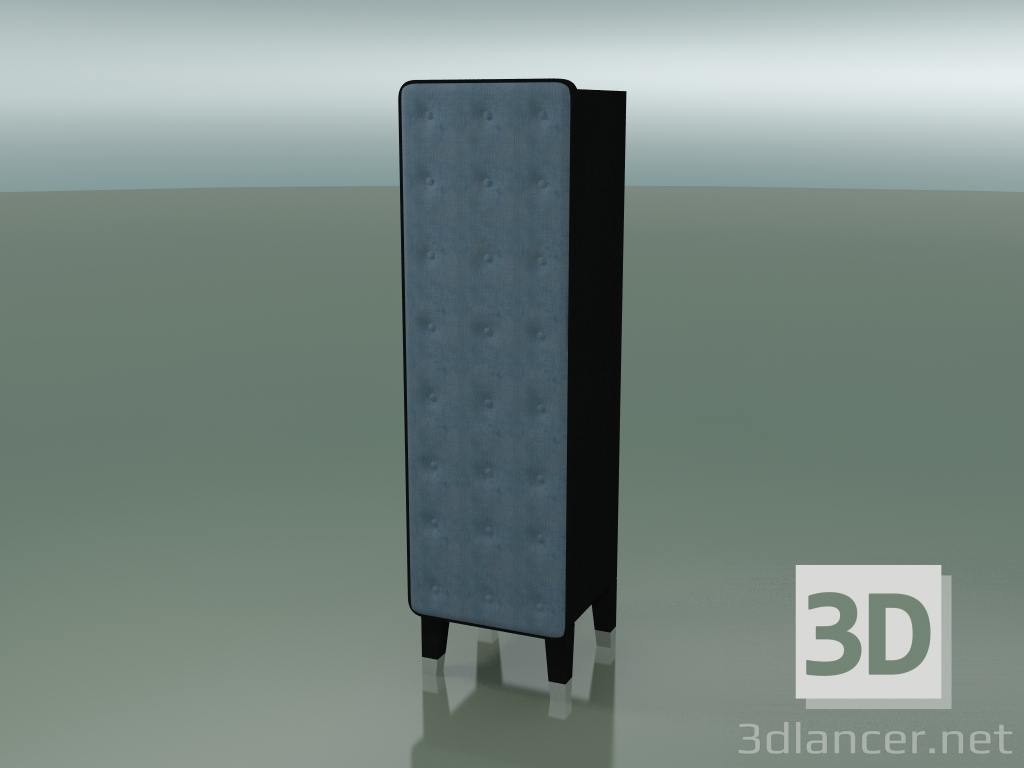 3D Modell Schließfach (66, schwarz) - Vorschau