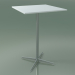 3D Modell Quadratischer Tisch 0970 (H 105 - 70 x 70 cm, M02, LU1) - Vorschau