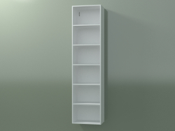 Wall tall cabinet (8DUBEC01, Glacier White C01, L 36, P 24, H 144 cm)