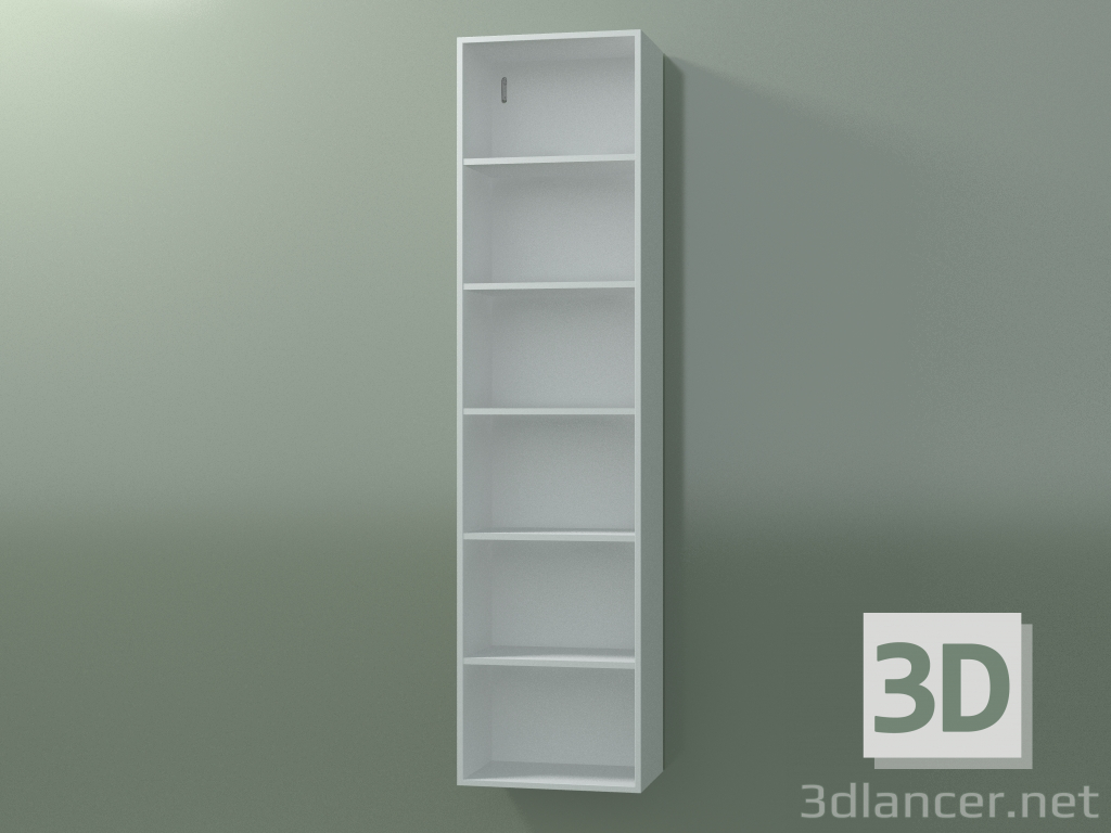 3D modeli Boy dolabı (8DUBEC01, Glacier White C01, L 36, P 24, H 144 cm) - önizleme