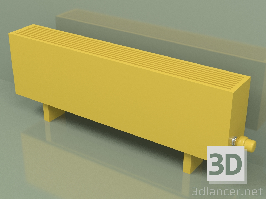 3D modeli Konvektör - Aura Basic (280x1000x146, RAL 1012) - önizleme