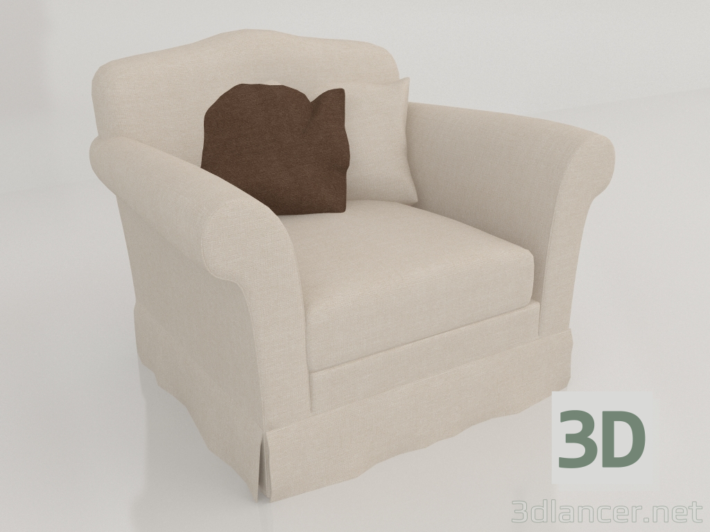 3d модель Кресло Luxury – превью