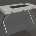 3D modeli Çalışma Masası Christopher (beyaz-krom) - önizleme