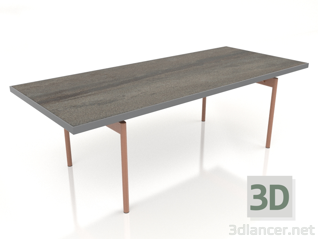 3d model Dining table (Anthracite, DEKTON Radium) - preview