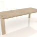 3d model Dining table BLANK 2400x900x750 mm (lightened oak) - preview