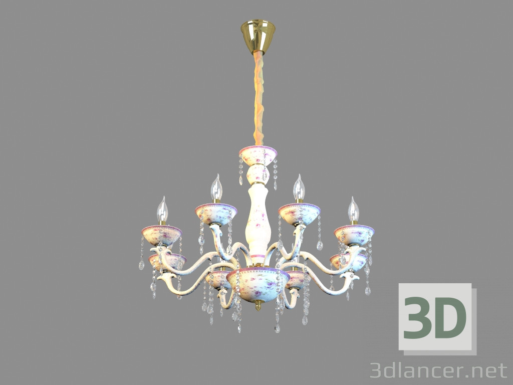 Modelo 3d Chandelier A6613LM-8GO - preview