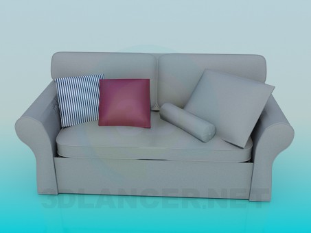 modelo 3D Sofá - escuchar modelo 3D Sofá - escuchar
