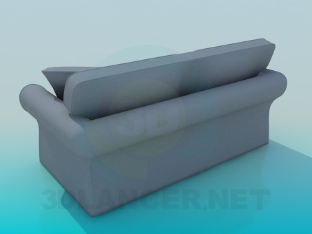 modelo 3D Sofá - escuchar modelo 3D Sofá - escuchar