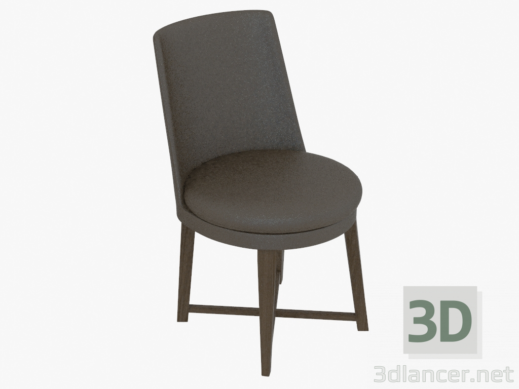 3D Modell Stuhl auf dem Holzrahmen Sedia - Vorschau