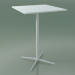 3d model Square table 0970 (H 105 - 70x70 cm, M02, V12) - preview