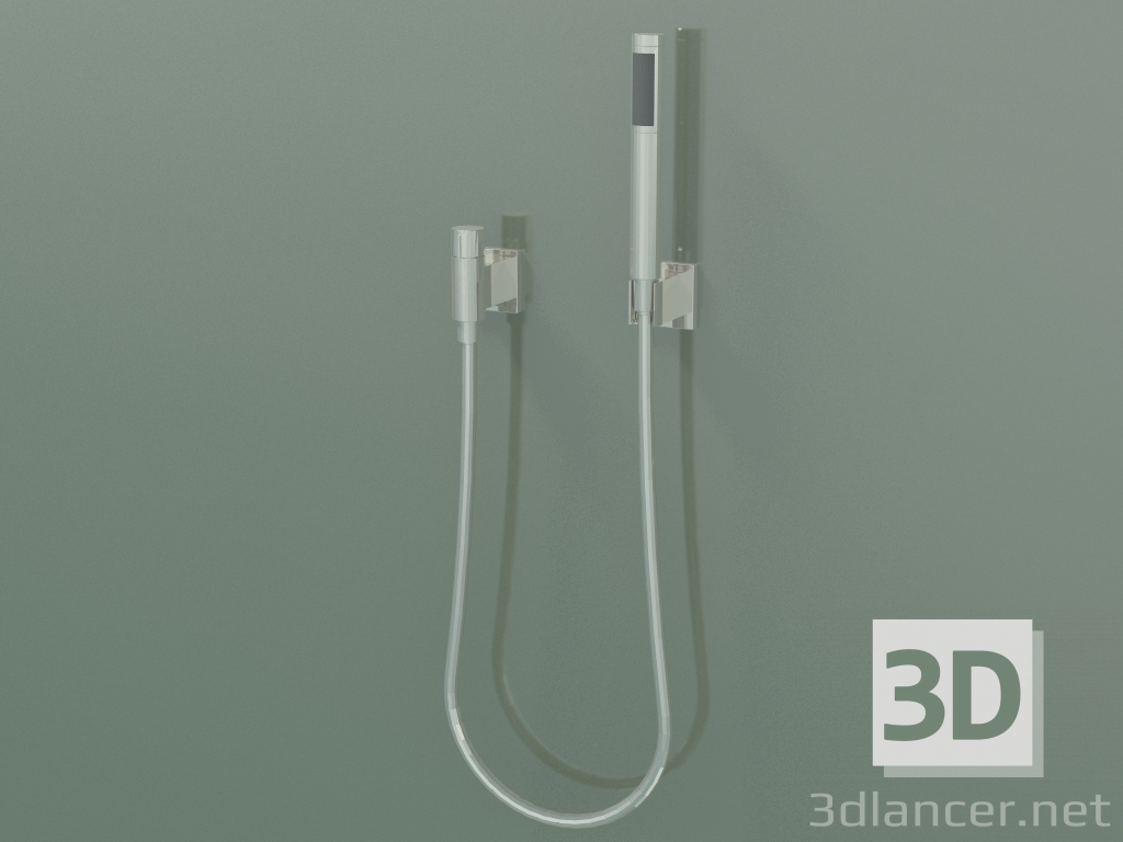 3d model Hand shower set with separate covers (27 809 980-080010) - preview