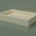 3D modeli Duş teknesi Alto (30UA0118, Bone C39, 100x70 cm) - önizleme