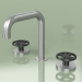 3d model Three-hole mixer with swivel spout (20 31 V, AS-ON) - preview