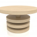 modèle 3D Table basse JT 04 (D=700x400, bois blanc) - preview