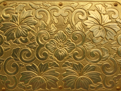 gold wall pattern floral472