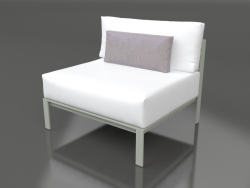 Modulo divano, sezione 3 (Grigio cemento)