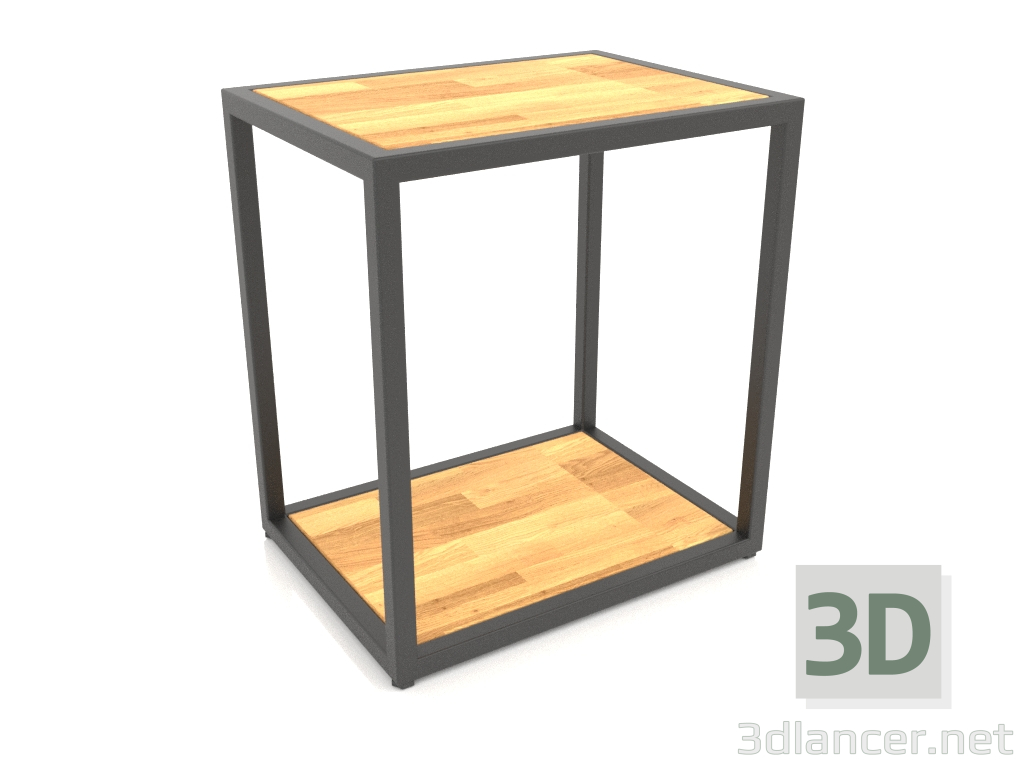 3D Modell Zweistufige Sitzbank (HOLZ, 40x30x44) - Vorschau