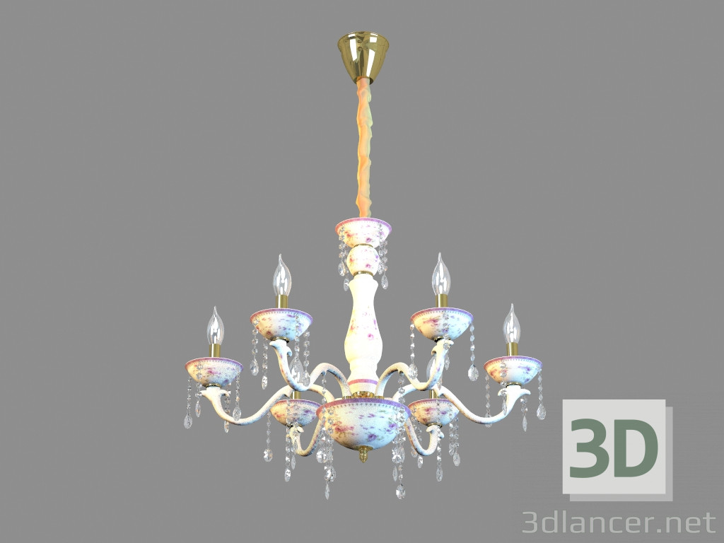 Modelo 3d Chandelier A6613LM-6GO - preview