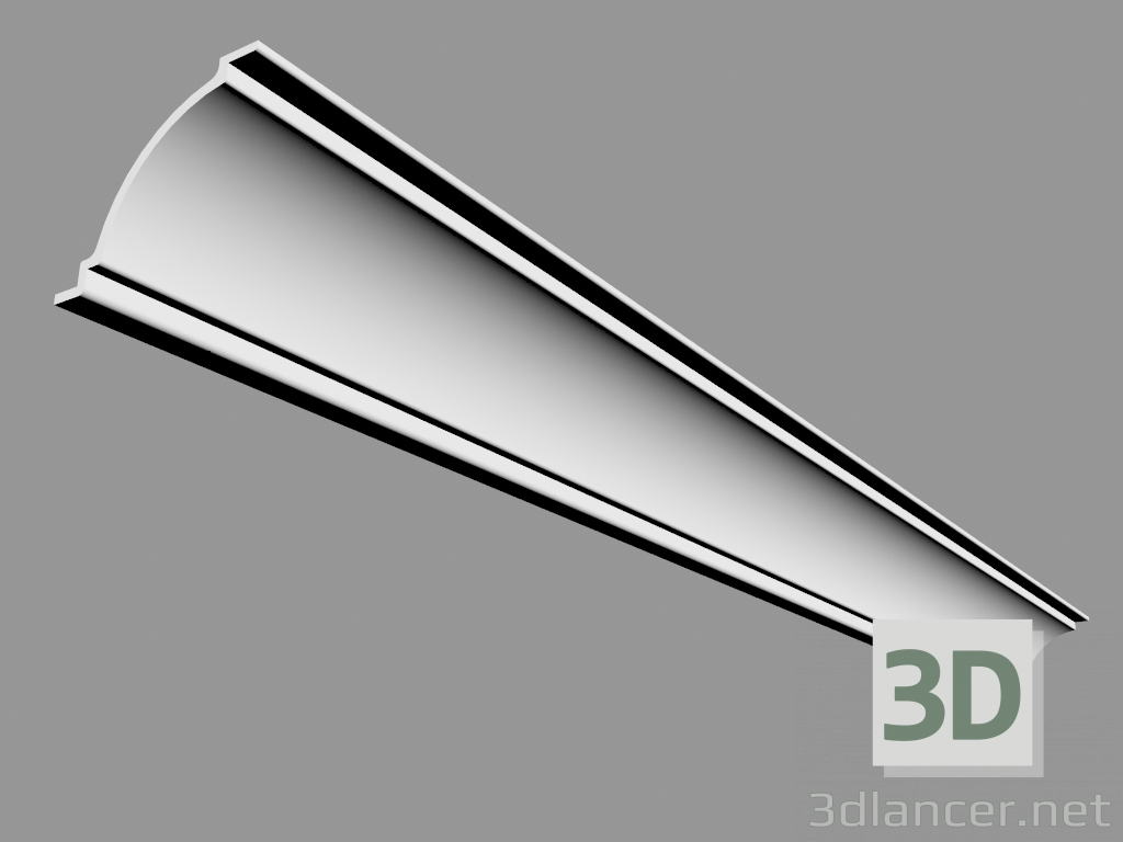 3D modeli C820 + korniş ve geniş daireler (Xterio) (244 x 20 x 16 cm) - önizleme