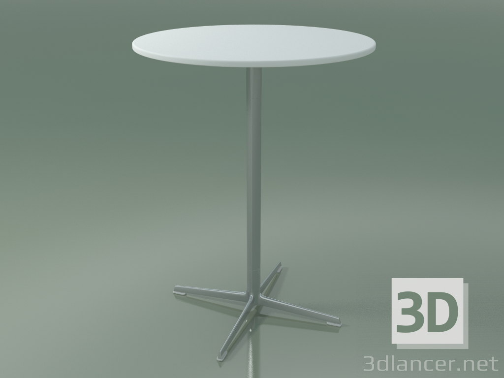 modello 3D Tavolo rotondo 0971 (H 105 - P 80 cm, M02, LU1) - anteprima