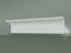 Plaster cornice with ornament KV016