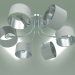 modello 3D Lampadario a soffitto 70045-6 (cromo) - anteprima