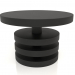 modèle 3D Table basse JT 04 (D=600x400, bois noir) - preview