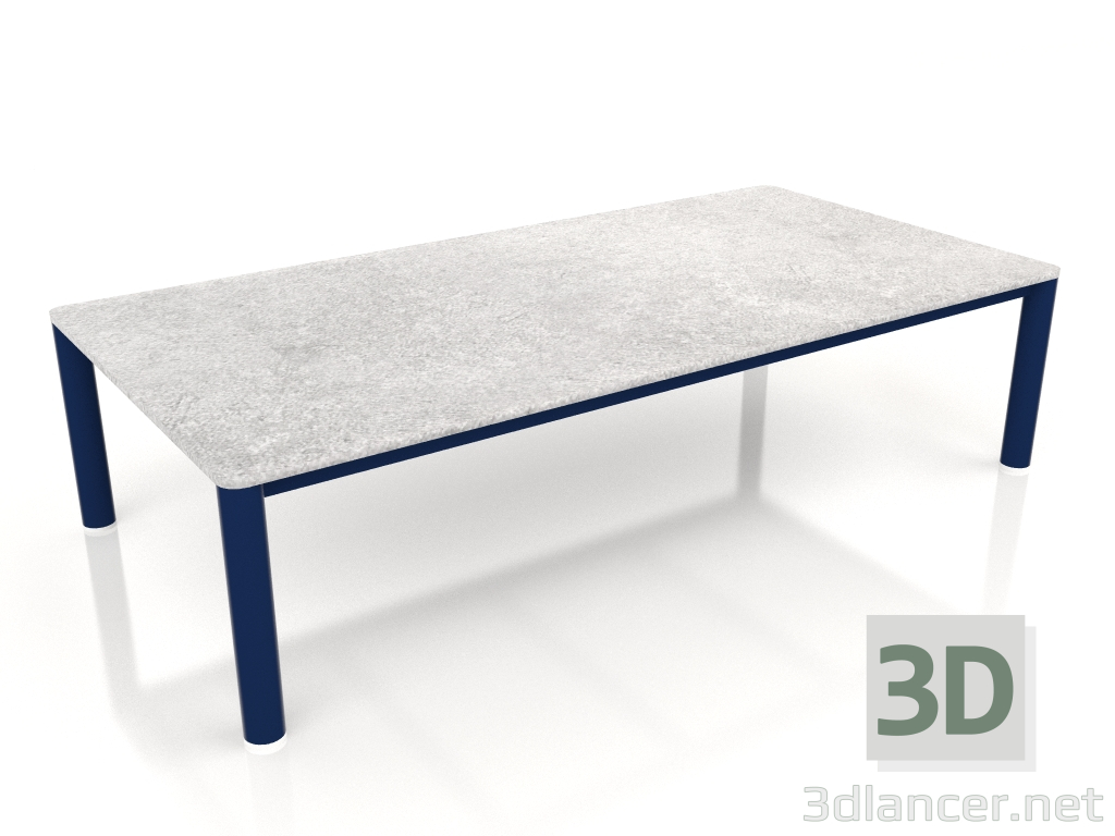 modello 3D Tavolino 70×140 (Blu notte, DEKTON Kreta) - anteprima