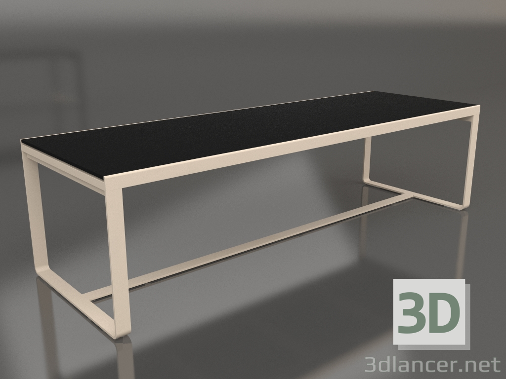 modello 3D Tavolo da pranzo 270 (DEKTON Domoos, Sabbia) - anteprima