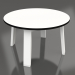 modèle 3D Table d'appoint ronde (Blanc, Phénolique) - preview