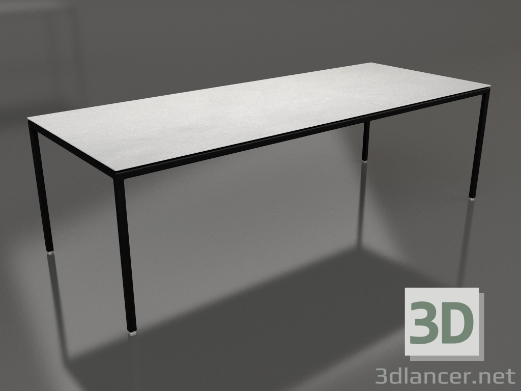 modello 3D Tavolo da pranzo grande VIPP972 (ceramica) - anteprima