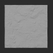 3d model Monblan gypsum panel - preview