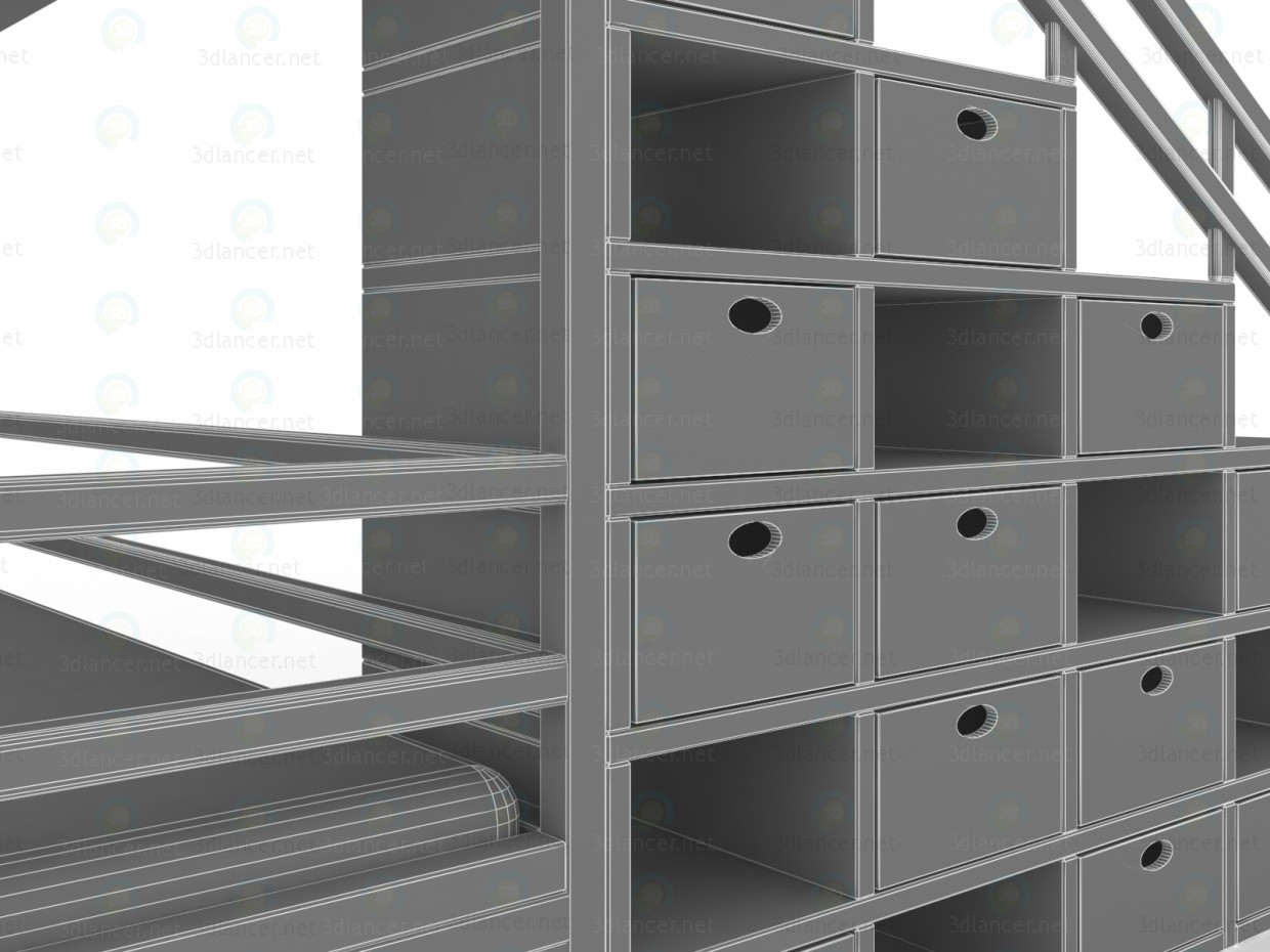 3d Model Bunk Bed 