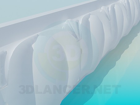 3d model Molding High Poly - preview 3d model Molding High Poly - preview