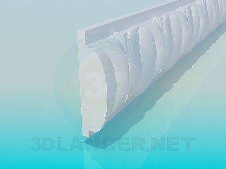 3d model Molding High Poly - preview 3d model Molding High Poly - preview