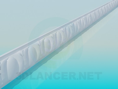 3d model Molding High Poly - preview 3d model Molding High Poly - preview